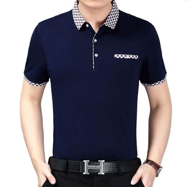 new plaid collar solid shirts men clothes short sleeve polo men's casual regular fit cotton polos para hombre 121711, White;black
new plaid collar solid shirts men clothes short sleeve polo men's casual regular fit cotton polos para hombre 121711, White;black