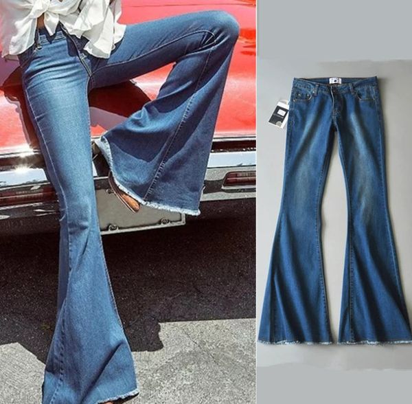 90s high rise flare leg jeans flare pants women's high waist bohemian flare bell bottom stretch pants tall long, Blue
90s high rise flare leg jeans flare pants women's high waist bohemian flare bell bottom stretch pants tall long, Blue