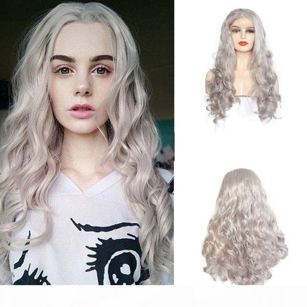 charisma grey wavy long wigs synthetic lace front wig lolita wig heat friendly fiber for coplay game for women girl daily use, Black
charisma grey wavy long wigs synthetic lace front wig lolita wig heat friendly fiber for coplay game for women girl daily use, Black