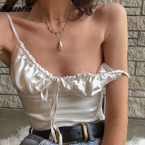 lusofie v neck spaghetti strap women halter basic white camis sleeveless satin silk tank women's summer camisole1
lusofie v neck spaghetti strap women halter basic white camis sleeveless satin silk tank women's summer camisole1