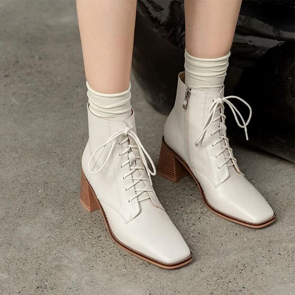 bright2021 new autumn / winter shoes: british style boots women's thi heels ins square head comfortable, Black
bright2021 new autumn / winter shoes: british style boots women's thi heels ins square head comfortable, Black