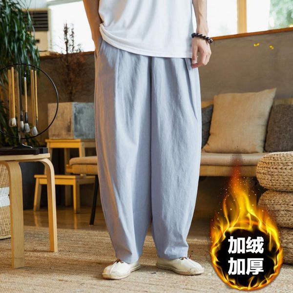 men's pants 2021 thick fleece jogger mens cotton linen trousers male winter warm sweatpants tracksuit joggers autumn m-5xl, Black
men's pants 2021 thick fleece jogger mens cotton linen trousers male winter warm sweatpants tracksuit joggers autumn m-5xl, Black