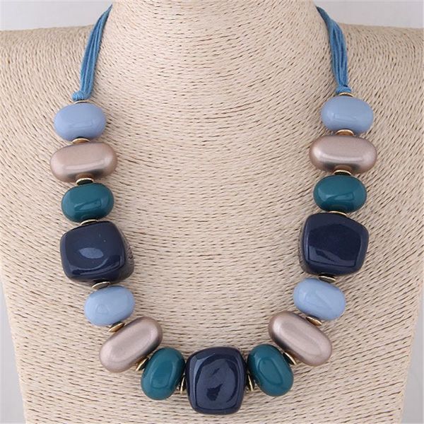 fashion choker necklaces & pendants for women bohemian big acrylic stone statement necklaces female bohemian ocean accessories, Golden;silver
fashion choker necklaces & pendants for women bohemian big acrylic stone statement necklaces female bohemian ocean accessories, Golden;silver