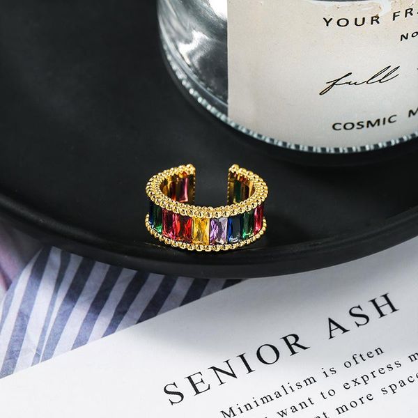 new contracted sweet geometric party opening elegant rings 2020 fine multicolor crystal circular fashion women rings adjustable, Golden;silver
new contracted sweet geometric party opening elegant rings 2020 fine multicolor crystal circular fashion women rings adjustable, Golden;silver