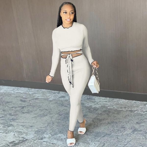 autumn solid ribbing jumpsuit fashion tie tracksuit long sleeve crop leggings one piece fitness gym workout slim romper, White;black
autumn solid ribbing jumpsuit fashion tie tracksuit long sleeve crop leggings one piece fitness gym workout slim romper, White;black