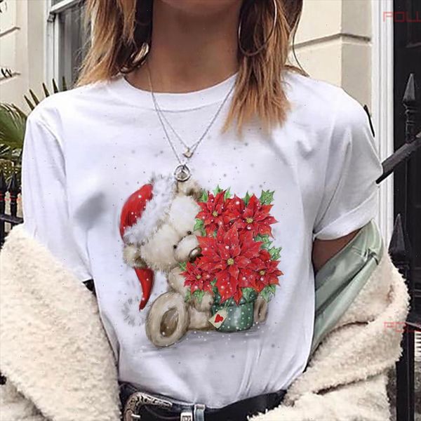 new women christmas printed t shirts lovely bear t shirt harajuku short sleeve shirt white suitable all seasons clothe
new women christmas printed t shirts lovely bear t shirt harajuku short sleeve shirt white suitable all seasons clothe