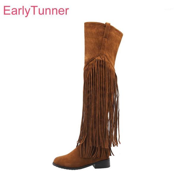 boots winter brand black women thigh high tassel comfortable med heels lady shoes eb216 plus big size 10 32 43 461
boots winter brand black women thigh high tassel comfortable med heels lady shoes eb216 plus big size 10 32 43 461
