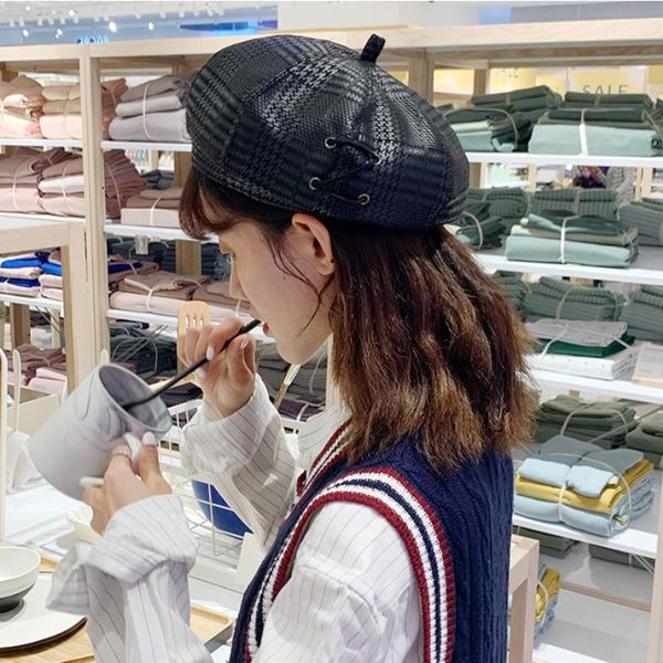 ht2780 autumn winter hat women beret vintage plaid suede beret hat lady octagonal cap female artist painter berets for women, Blue;gray
ht2780 autumn winter hat women beret vintage plaid suede beret hat lady octagonal cap female artist painter berets for women, Blue;gray