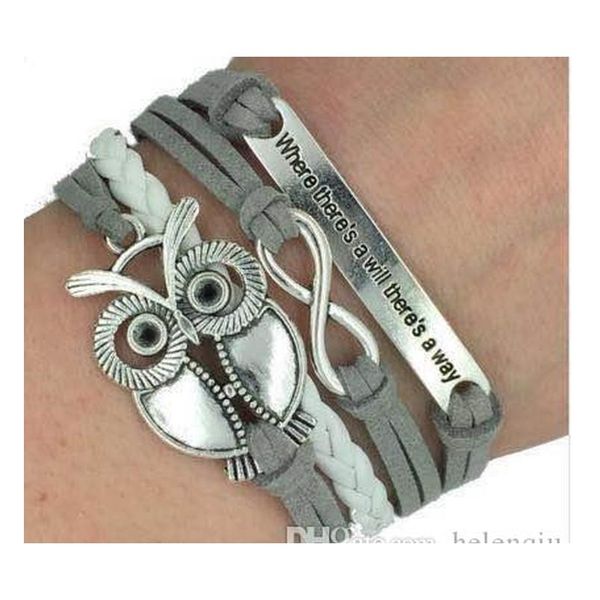 diy owl charm jewelry fashion leather cute bracelets silver pick style leather bracelets woven bracelet hand rope sqcnhz queen66, Black
diy owl charm jewelry fashion leather cute bracelets silver pick style leather bracelets woven bracelet hand rope sqcnhz queen66, Black