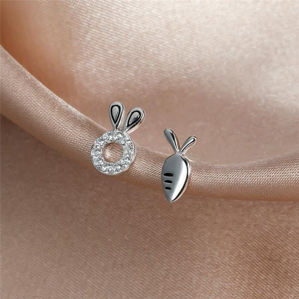 stud and carrot earrings for women 925 sterling silver minimalist jewelry female white zircon cute small, Golden;silver
stud and carrot earrings for women 925 sterling silver minimalist jewelry female white zircon cute small, Golden;silver