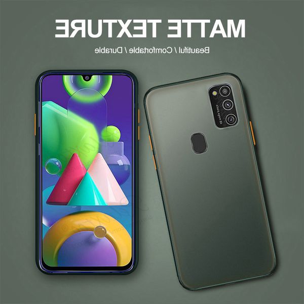 2020 new shockproof silicone matte case samsung galaxy soft edge frame back hard phone cover for galax m21 armor shell
2020 new shockproof silicone matte case samsung galaxy soft edge frame back hard phone cover for galax m21 armor shell