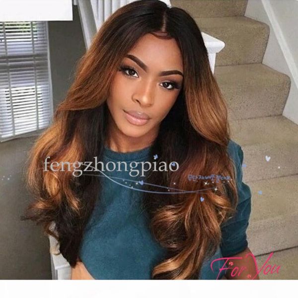 long wave synthetic wigs brown ombre wig dark root 1b# body wave wigs brazilian hair synthetic fu'll wig heat resistant, Black
long wave synthetic wigs brown ombre wig dark root 1b# body wave wigs brazilian hair synthetic fu'll wig heat resistant, Black