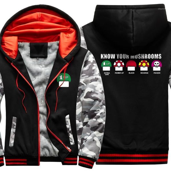 know your mushrooms camouflage mens raglan thicken jackets keep warm mans fashion winter hooded leisure streetwear 2020 homme1, Black
know your mushrooms camouflage mens raglan thicken jackets keep warm mans fashion winter hooded leisure streetwear 2020 homme1, Black