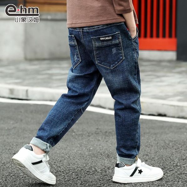children's wear boys 'jeans spring and autumn 2020 new children's jeans autumn body repair korean edition middle boy jeans, Blue
children's wear boys 'jeans spring and autumn 2020 new children's jeans autumn body repair korean edition middle boy jeans, Blue