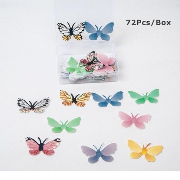 72pcs/box edible glutinous wafer rice paper butterfly cake cupcake ers cake decoration birthday wedding cake tool a jlljhm
72pcs/box edible glutinous wafer rice paper butterfly cake cupcake ers cake decoration birthday wedding cake tool a jlljhm