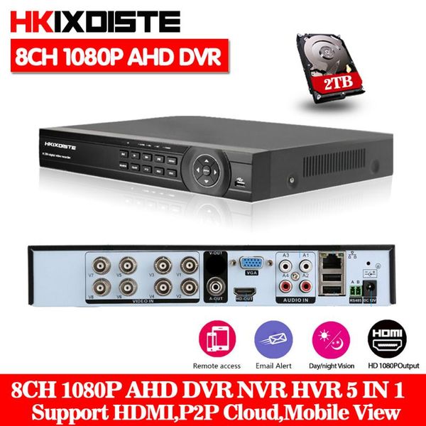 kits hkixdste 8ch 1080p ahd dvr nvr hd video recorder h.264 cctv ip camera network 8 channel 1 sata multilanguage with 2tb hdd, Black;white
kits hkixdste 8ch 1080p ahd dvr nvr hd video recorder h.264 cctv ip camera network 8 channel 1 sata multilanguage with 2tb hdd, Black;white