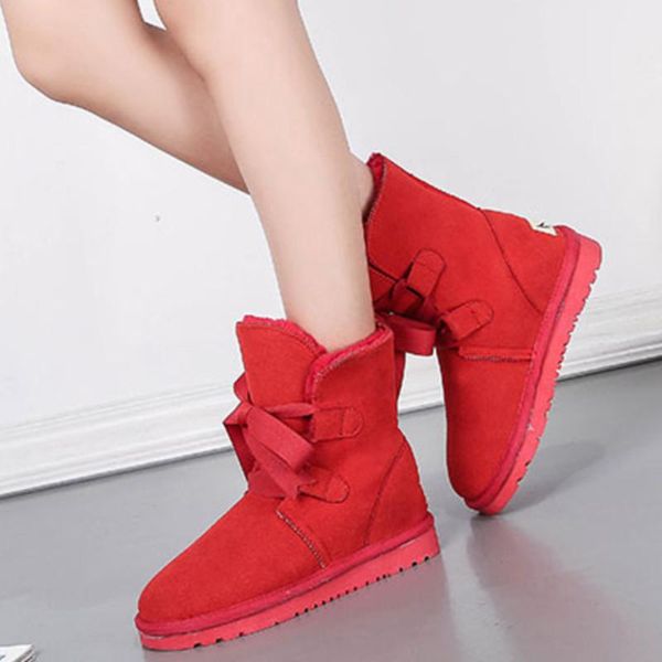 2020 genuine cowhide leather snow boots lace up women's boots wool women warm winter shoes for women, Black
2020 genuine cowhide leather snow boots lace up women's boots wool women warm winter shoes for women, Black