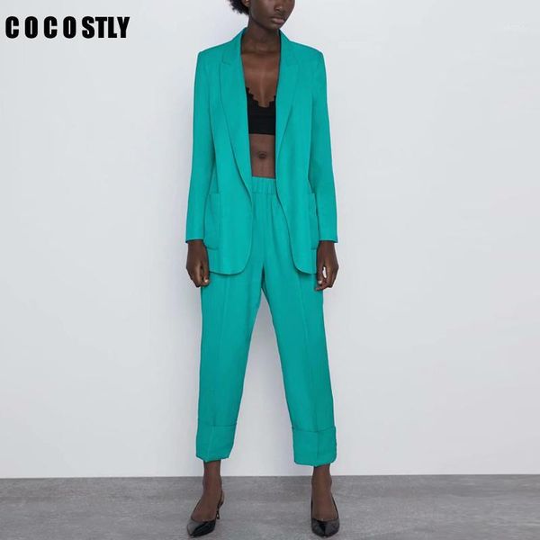autumn work pant suits 2 piece sets office lady long blazer jacket & elastic waist trousers suit for women set feminino1, White;black
autumn work pant suits 2 piece sets office lady long blazer jacket & elastic waist trousers suit for women set feminino1, White;black