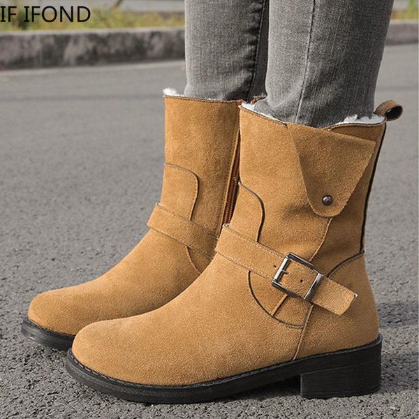 boots if ifond 2021 fashion winter women snow round toe flock warm fur med boot square heel platform plus size 35-43, Black
boots if ifond 2021 fashion winter women snow round toe flock warm fur med boot square heel platform plus size 35-43, Black