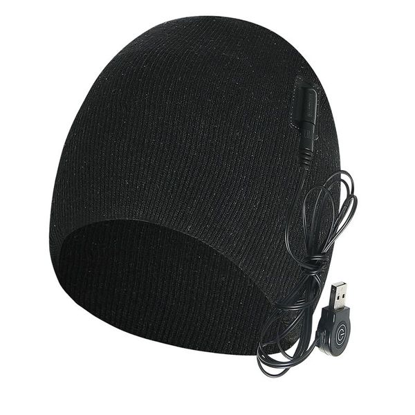 autumn and winter knitted warm hat usb chargings hat outdoor sports ski cap anti electric heating cap heated beanie, Black
autumn and winter knitted warm hat usb chargings hat outdoor sports ski cap anti electric heating cap heated beanie, Black