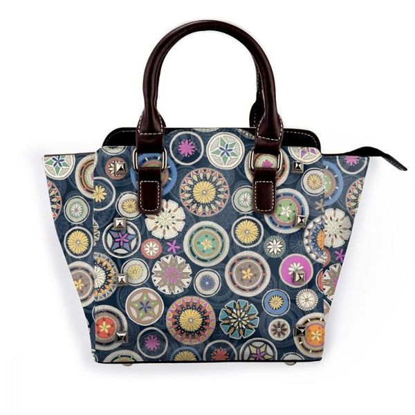noisydesigns custom mandala print leather rivet shoulder bag fashion bag female handbags ladies cute bolsas femininas
noisydesigns custom mandala print leather rivet shoulder bag fashion bag female handbags ladies cute bolsas femininas