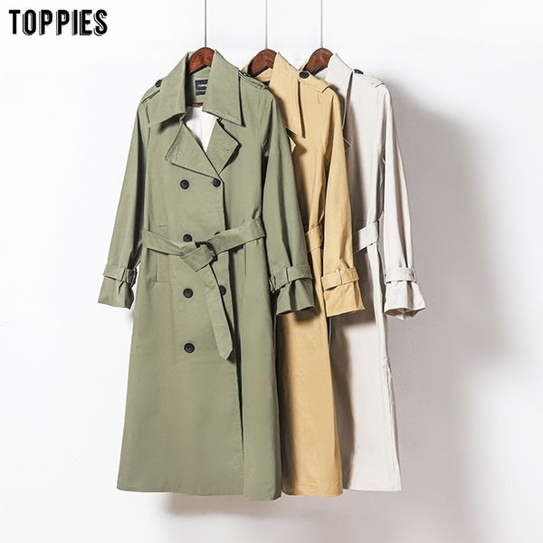 ies new arrival long coat women double breasted slim trench coat korean outwear 201028, Tan;black
ies new arrival long coat women double breasted slim trench coat korean outwear 201028, Tan;black