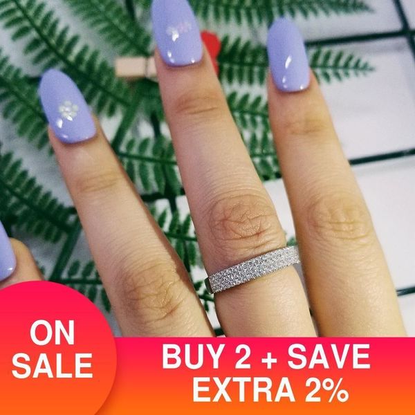sterling design real 925 2020 silver wedding new band eternity rings for women engagement jewelry r802, Slivery;golden
sterling design real 925 2020 silver wedding new band eternity rings for women engagement jewelry r802, Slivery;golden