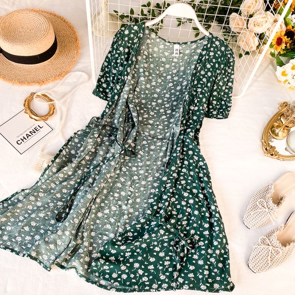 spring summer of the women floral patterns women's bands short sleeve cleavage dressed in color ladys dress casual o68b, Black;gray
spring summer of the women floral patterns women's bands short sleeve cleavage dressed in color ladys dress casual o68b, Black;gray