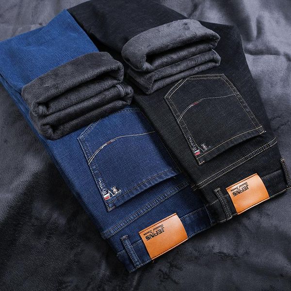 men's jeans 2021 mens winter thicken fleece stretch denim warm for men designer brand long pants jean black/blue 28-44 46,3098
men's jeans 2021 mens winter thicken fleece stretch denim warm for men designer brand long pants jean black/blue 28-44 46,3098