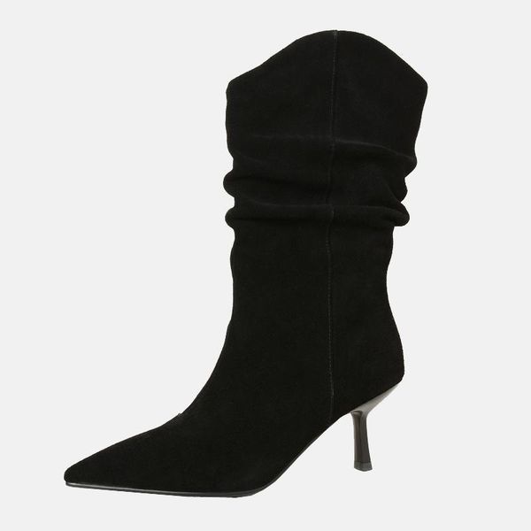 boots arden furtado2021 winter women 's shoes genuine leather stilettos heels calf fashion slip on 401, Black
boots arden furtado2021 winter women 's shoes genuine leather stilettos heels calf fashion slip on 401, Black