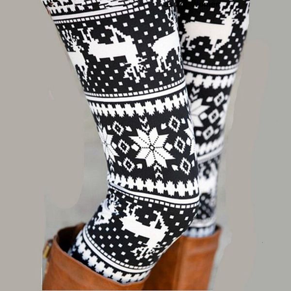 women's autumn winter leggings christmas deer snowflake print leggings women fitness seamless high waist trousers jeggings, Black
women's autumn winter leggings christmas deer snowflake print leggings women fitness seamless high waist trousers jeggings, Black