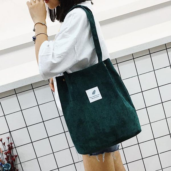 women's handbags student corduroy tote ladies casual solid color shoulder bag foldable reusable women shopping beach bag
women's handbags student corduroy tote ladies casual solid color shoulder bag foldable reusable women shopping beach bag