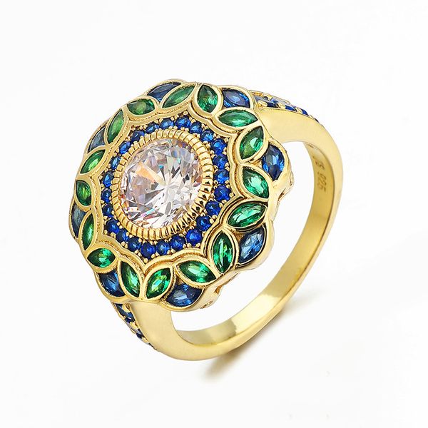 european and american punk creative flower-shaped ring customized wholesale s925 silver zircon fashion personalized hip hop ring jewelry, Golden;silver
european and american punk creative flower-shaped ring customized wholesale s925 silver zircon fashion personalized hip hop ring jewelry, Golden;silver