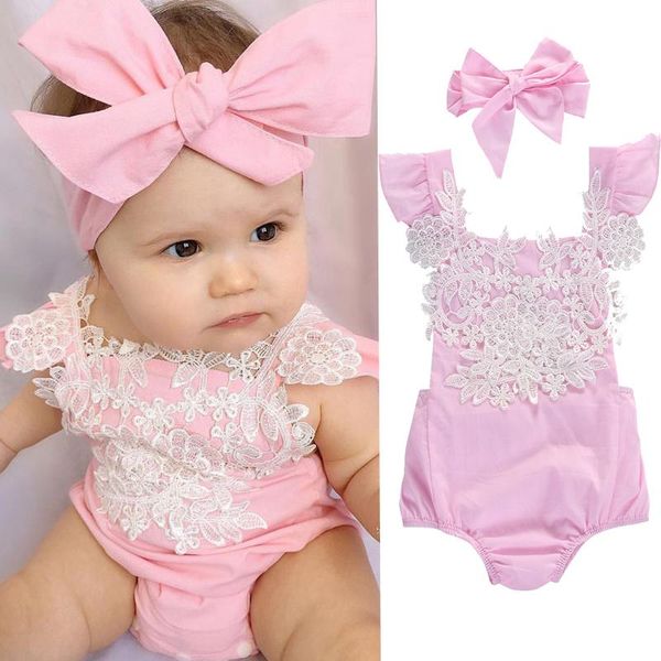 baby girls clothing lace flower baby rompers + bow headband suits summer cute pink newborn infant outfits baby clothes sets, Pink;blue
baby girls clothing lace flower baby rompers + bow headband suits summer cute pink newborn infant outfits baby clothes sets, Pink;blue