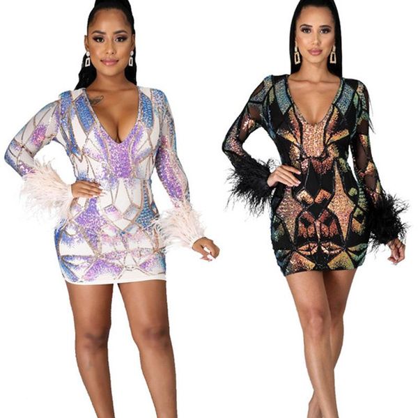 2021 spring autumn woman dress v neck long sleeve sequin mini short dresses female bodycon party vestidos de fiesta femme robe, Black;gray
2021 spring autumn woman dress v neck long sleeve sequin mini short dresses female bodycon party vestidos de fiesta femme robe, Black;gray
