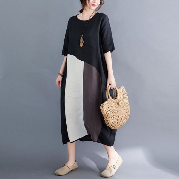 me1s3 и лето нового платье dresscotton платья размера dresslarge льняных женщины рыхлого шить соответствия цвета хлопок 2020 белья и для жен, Black;gray
me1s3 и лето нового платье dresscotton платья размера dresslarge льняных женщины рыхлого шить соответствия цвета хлопок 2020 белья и для жен, Black;gray