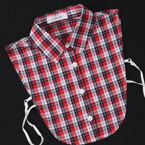 plaid fake collar women detachable collars shirt cotton false collar woman reble lapel half shirt for sweater jllpib, Blue;red
plaid fake collar women detachable collars shirt cotton false collar woman reble lapel half shirt for sweater jllpib, Blue;red