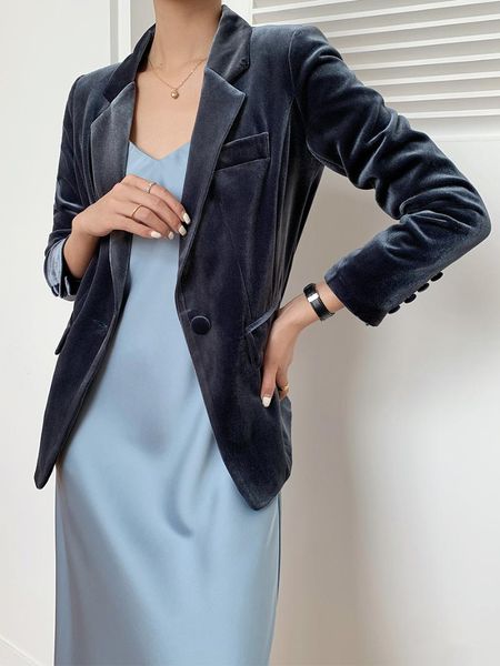 temperament slim velvet suit jacket women jacket velvet suit women suits plus size clothing for blazers coats, White;black
temperament slim velvet suit jacket women jacket velvet suit women suits plus size clothing for blazers coats, White;black