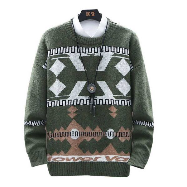 autumn and winter men's round neck loose color matching long-sleeved casual youth pullover thick warm sweater, White;black
autumn and winter men's round neck loose color matching long-sleeved casual youth pullover thick warm sweater, White;black