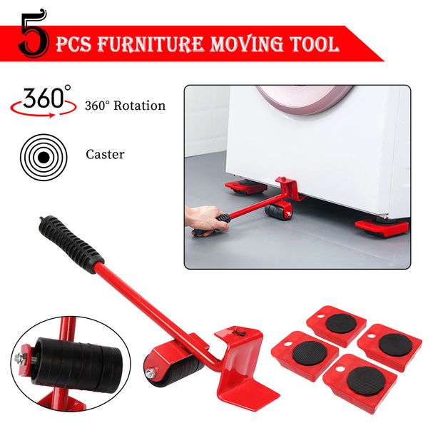 5pcs furniture lifter sliders kit profession heavy furniture roller move tool set wheel bar mover device max up for 100kg/220lbs
5pcs furniture lifter sliders kit profession heavy furniture roller move tool set wheel bar mover device max up for 100kg/220lbs