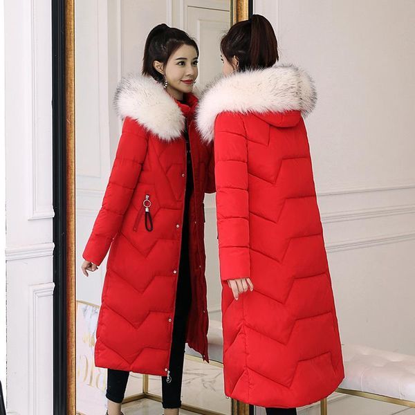 2020 women autumn winter jacket parkas new korean thicken hooded medium long outerwear slim plus size female down cotton jacket, Black
2020 women autumn winter jacket parkas new korean thicken hooded medium long outerwear slim plus size female down cotton jacket, Black
