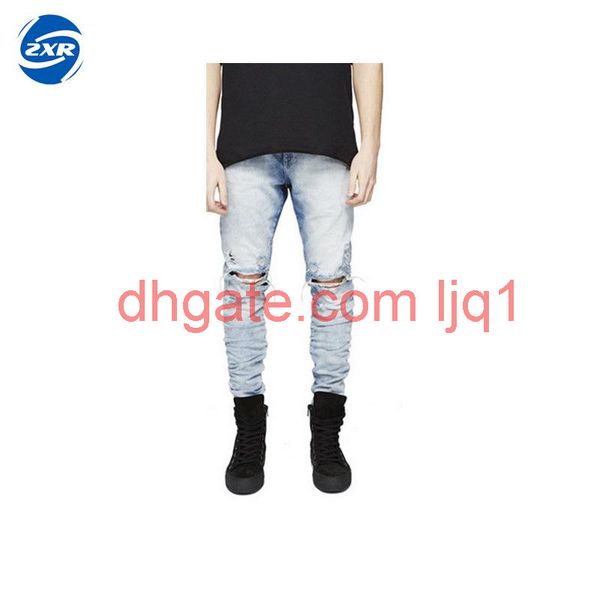men's knee hole zipper biker jeans men distressed moto denim joggers washed pleated destroyed jean pants black blue
men's knee hole zipper biker jeans men distressed moto denim joggers washed pleated destroyed jean pants black blue
