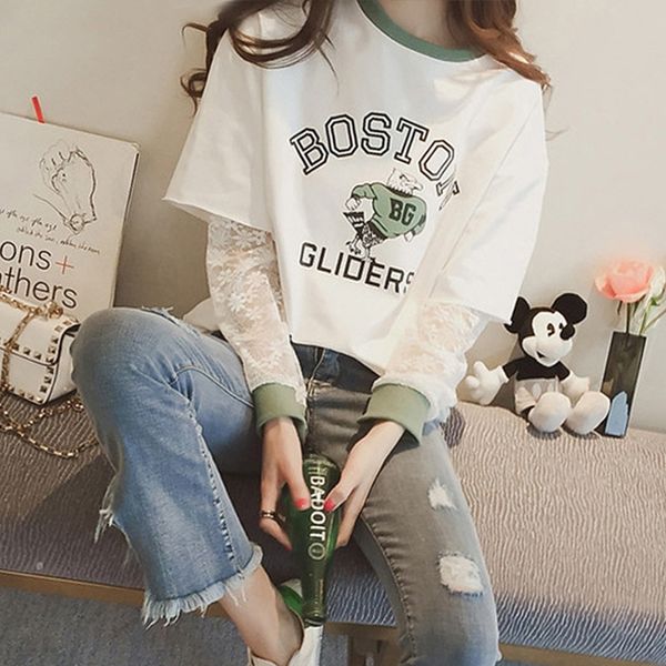 bwzqu splicing fake tshirttwo pieces loose new korean of long sleeve t-shirt girlsshirt wear women's ins in early autumn 2020 luouv, White
bwzqu splicing fake tshirttwo pieces loose new korean of long sleeve t-shirt girlsshirt wear women's ins in early autumn 2020 luouv, White