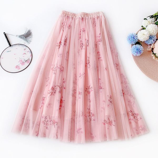 2021 new sherhure high waist summer two layer mesh long skirts saia floral print women boho skirt pink jupe femme j38c, Black
2021 new sherhure high waist summer two layer mesh long skirts saia floral print women boho skirt pink jupe femme j38c, Black