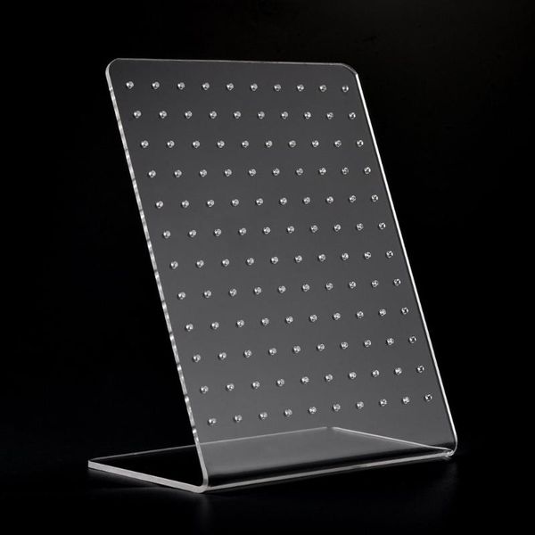 120 holes clear plexiglass earrings display stand holder showcase rack ear studs organizer jewelry show case, Pink;blue
120 holes clear plexiglass earrings display stand holder showcase rack ear studs organizer jewelry show case, Pink;blue