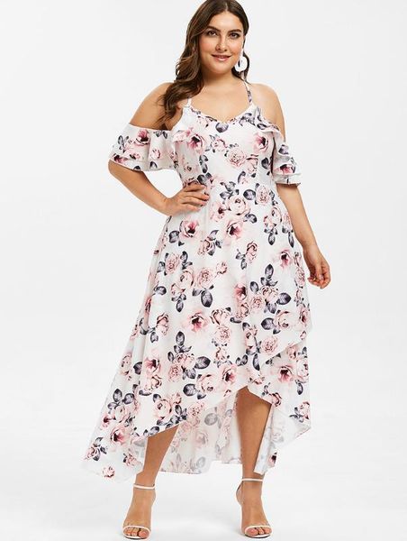 casual dresses plusmiss plus size 5xl cold shoulder floral printed maxi long dress women xxxxl xxxl big ruffle beach boho tropical dresses1, Black;gray
casual dresses plusmiss plus size 5xl cold shoulder floral printed maxi long dress women xxxxl xxxl big ruffle beach boho tropical dresses1, Black;gray