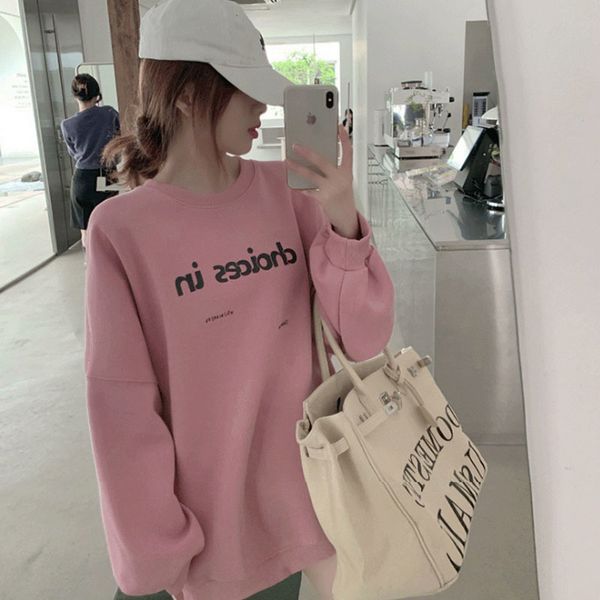 cat's edge pink plush sweater 2020 new women's thin and loose style, Black 
cat's edge pink plush sweater 2020 new women's thin and loose style, Black