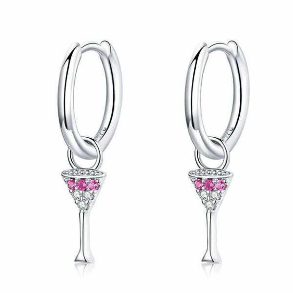 fashion european 925 sterling silver romantic wine hoop earrings for women, Golden;silver
fashion european 925 sterling silver romantic wine hoop earrings for women, Golden;silver