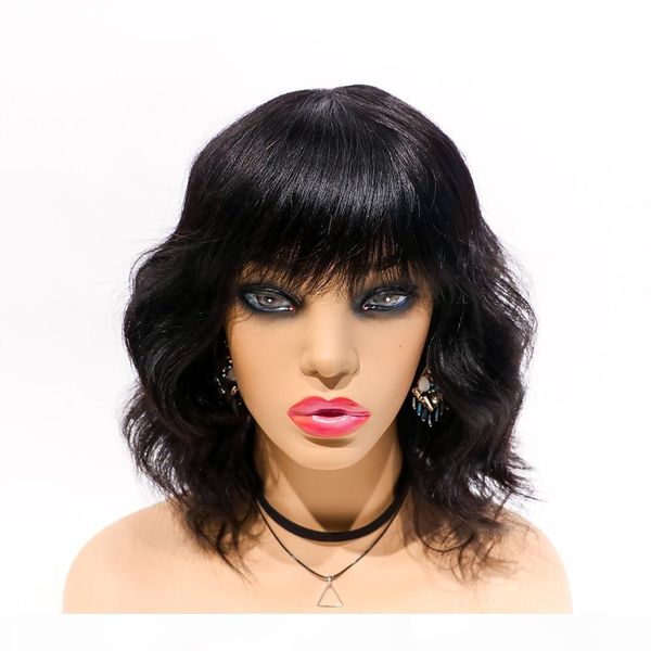 body wave full machine wigs peruvian human hair natural color long remy wig machine made for black women, Black;brown
body wave full machine wigs peruvian human hair natural color long remy wig machine made for black women, Black;brown