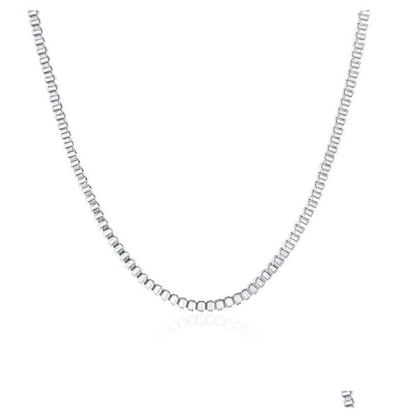 fashion jewelry silver chain 925 necklace 2mm box chain for women girl 16 18 20 22 24 inches dultg
fashion jewelry silver chain 925 necklace 2mm box chain for women girl 16 18 20 22 24 inches dultg